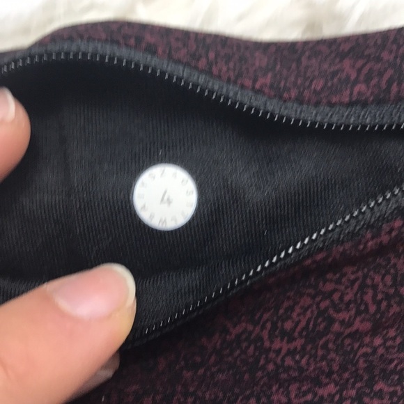 Lululemon Tight Stuff Tight II (25") Granulite Garnet Black - Picture 9 of 9